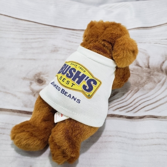 Animal Fair Duke Red Dog Plush Stuffed Toy Bushs Best Baked Beans Promo 7" 1999 - Picture 6 of 9
